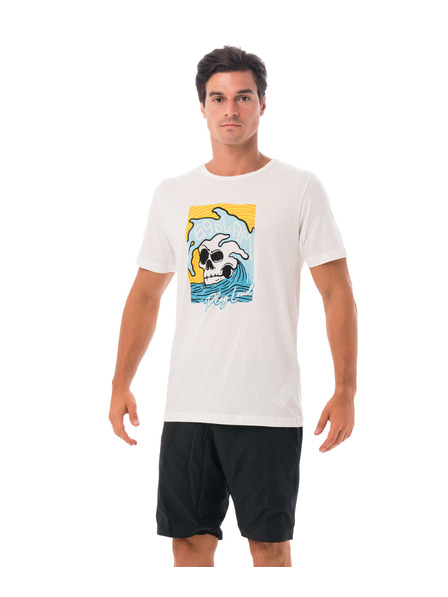 69slam Мъжка тениска 69SLAM SKULL ISLE WHITE