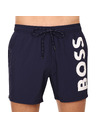 BOSS Тъмносин мъжки бански HUGO BOSS с октопод