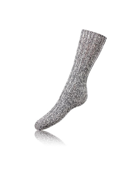 Bellinda Сиви зимни чорапи за унисекс Bellinda NORWEGIAN STYLE SOCKS
