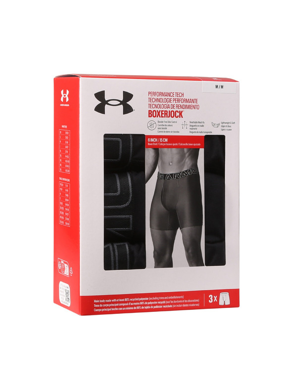 Under Armour Мъжки боксерки Under Armour M UA Perf Tech 6in (3 броя)