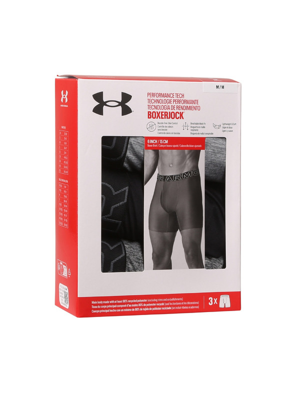 Under Armour Мъжки боксерки Under Armour M UA Perf Tech 6in (3 броя)