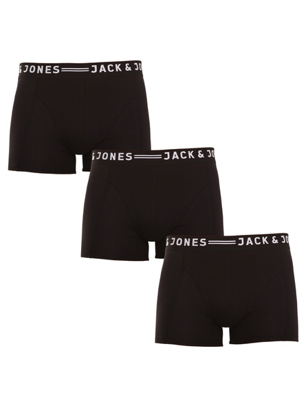 Jack & Jones Комплект от три черни боксерки Jack & Jones Sense