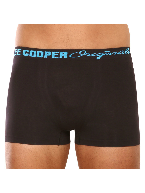 Lee Cooper Комплект от пет чифта мъжки черни боксерки Lee Cooper