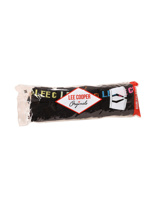 Lee Cooper Комплект от пет чифта мъжки черни боксерки Lee Cooper