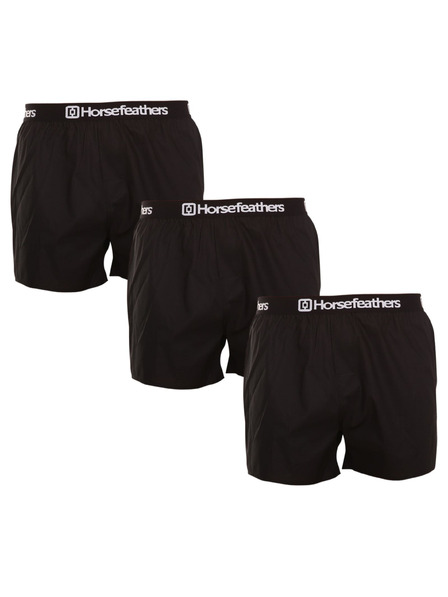 Horsefeathers Мъжки боксерки черни 3Р HorsefeathersHorsefeathers