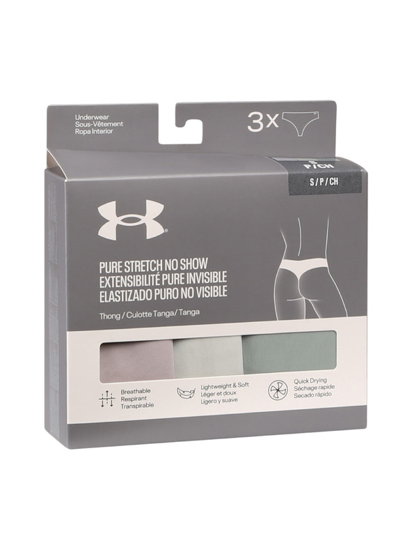 Under Armour Дамски бикини Under Armour UA Pure Stretch NS THONG (3 бр.)