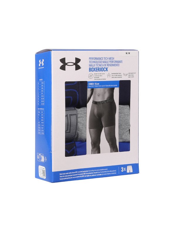 Under Armour Мъжки боксерки Under Armour M UA Perf Tech Mesh 6in (3 бр.)