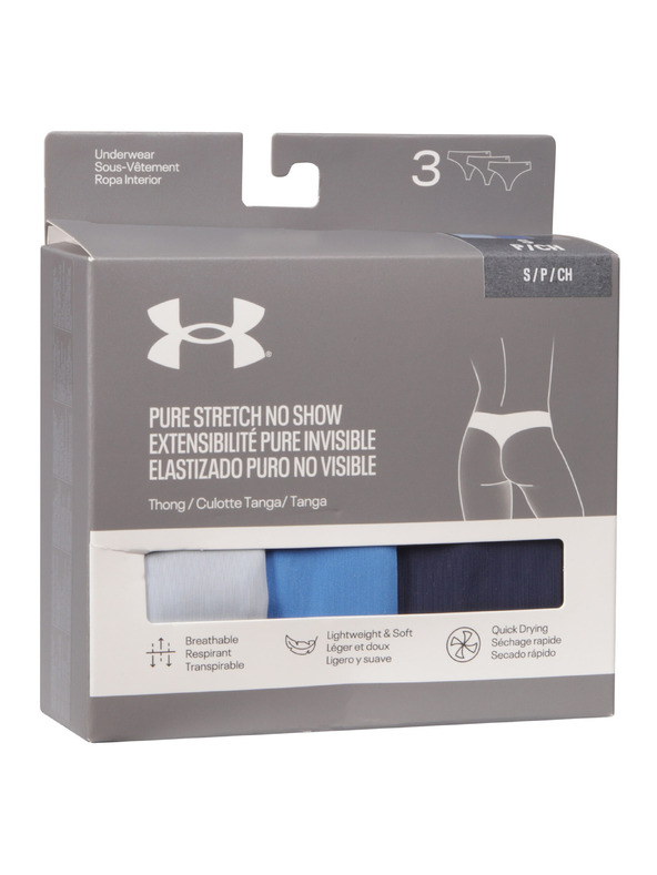 Under Armour Дамски string бельо Under Armour UA Pure Stretch NS (3 бр.)
