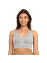 Bellinda EASY BRA - Дамски бюстхалтер без подкрепа спортен тип - сив