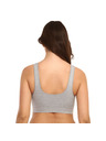Bellinda EASY BRA - Дамски бюстхалтер без подкрепа спортен тип - сив