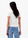 GAP Ребрести тениска с лого GAP