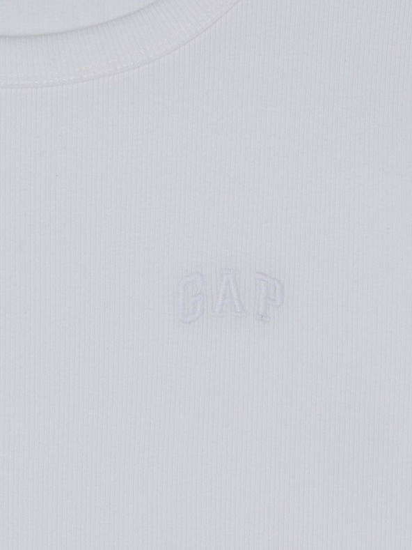 GAP Ребрести тениска с лого GAP