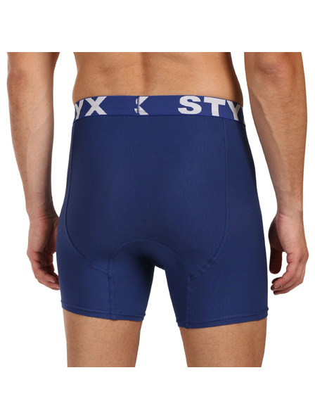 Styx Мъжки боксерки Styx long спортна гума тъмносини