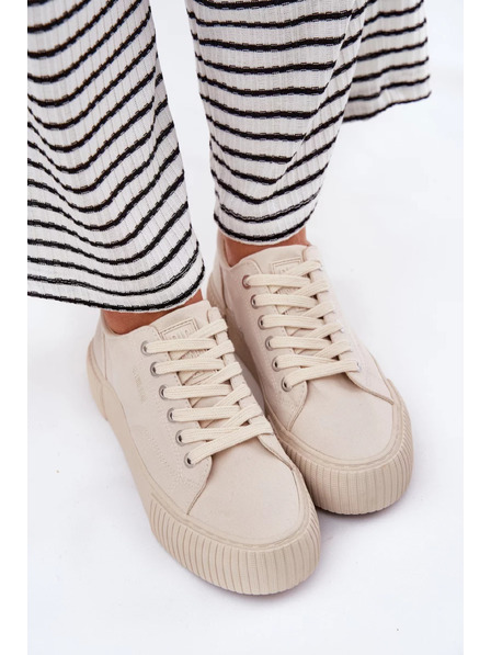 BIG STAR SHOES Дамски платнени маратонки Big Star – бежови