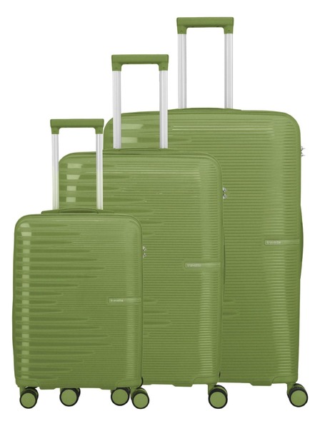 Travelite Набор пътни куфари Travelite Pacific S,M,L Olive