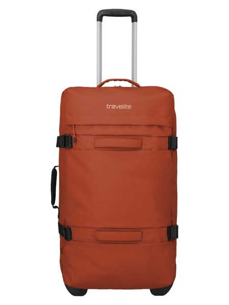Travelite Пътна чанта Travelite Bolonia Wheeled Duffle L Orange