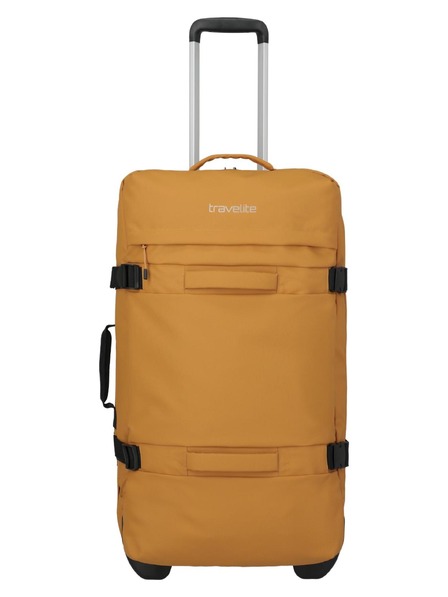 Travelite Пътна чанта Travelite Bolonia Wheeled Duffle L Yellow