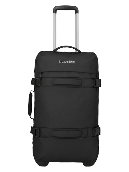 Travelite Пътна чанта Travelite Bolonia Wheeled Duffle M Black
