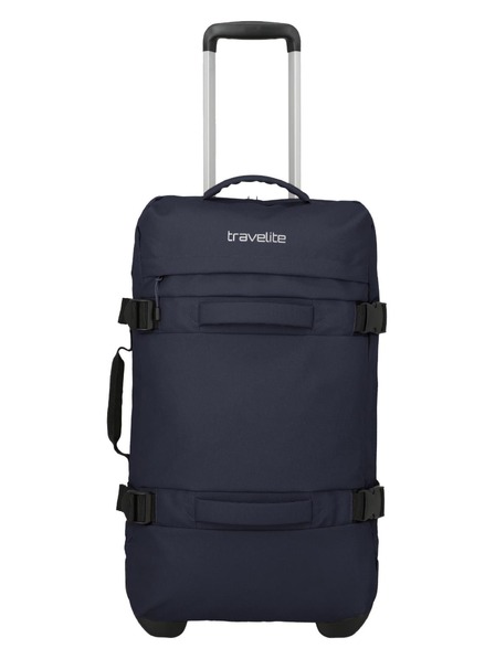 Travelite Пътна чанта Travelite Bolonia Wheeled Duffle M Navy