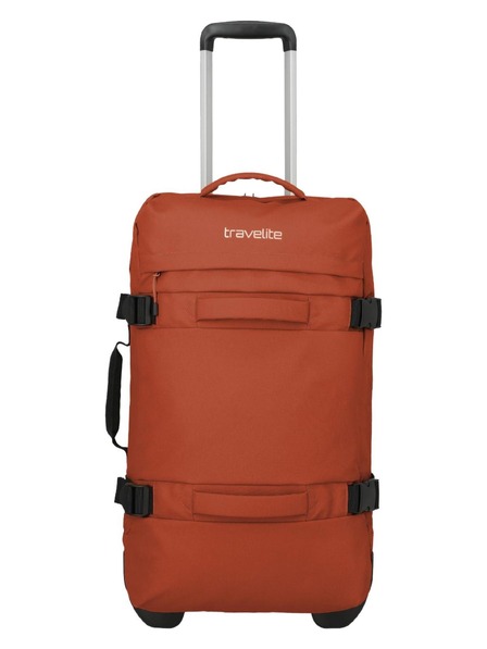 Travelite Пътна чанта Travelite Bolonia Wheeled Duffle M Orange