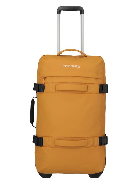 Travelite Пътна чанта Travelite Bolonia Wheeled Duffle M Yellow
