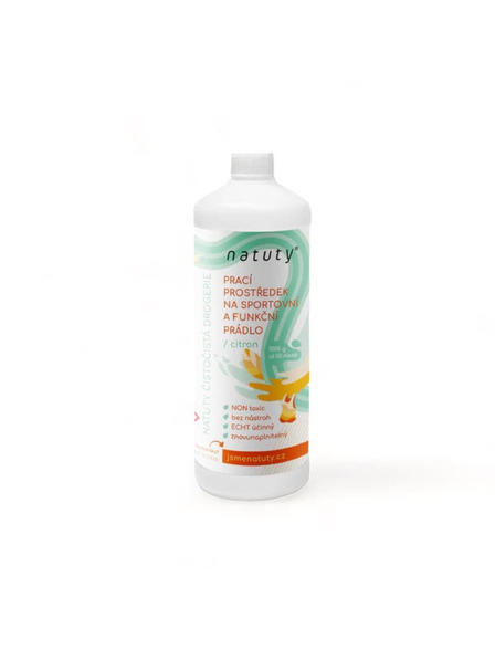 Natuty Гел за пране Natuty за спортно и функционално бельо с аромат на лимон 1000 ml