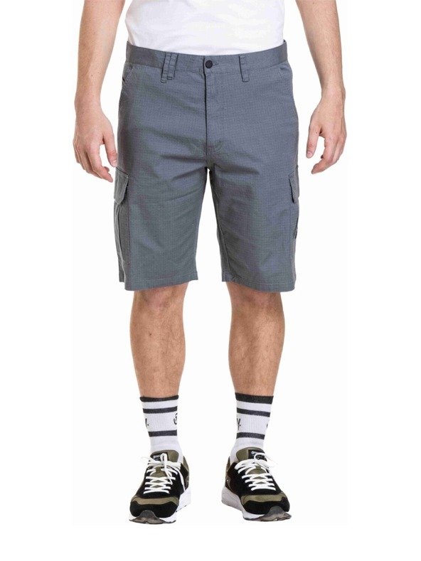 Meatfly Мъжки шорти Meatfly Syndrom Grey Ripstop
