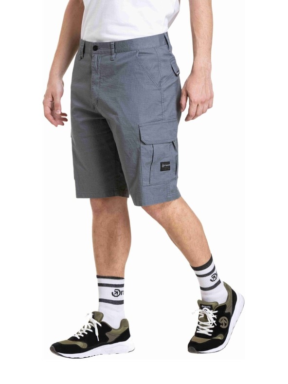 Meatfly Мъжки шорти Meatfly Syndrom Grey Ripstop