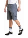 Meatfly Мъжки шорти Meatfly Syndrom Grey Ripstop