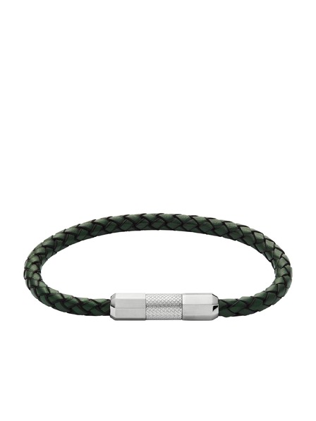 Fossil Мъжки кожен браслет Fossil Machine JF04919040