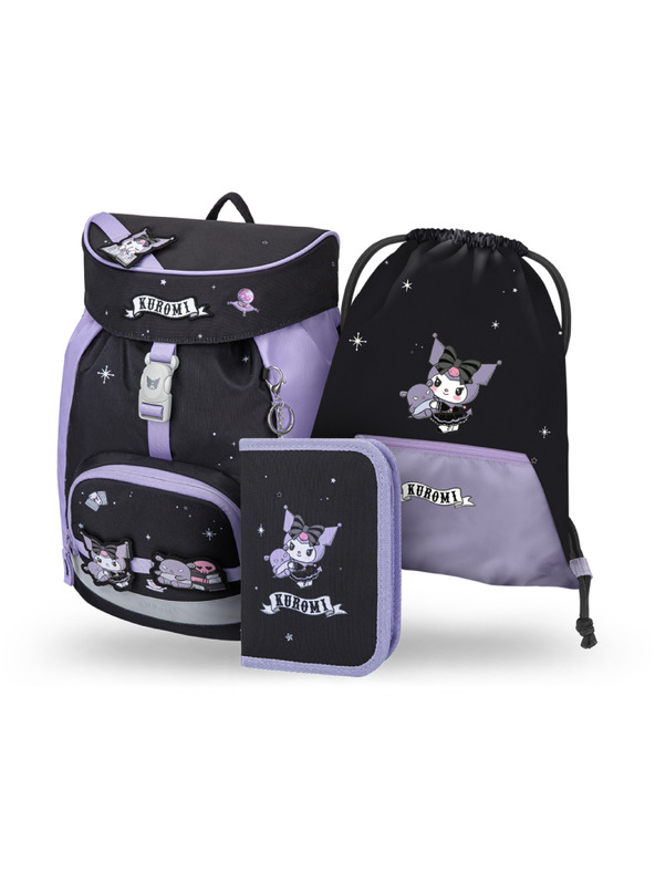 BAAGL  BAAGL SET 3 Airy Kuromi Fortune Dream: раница, пенал, торба GRS