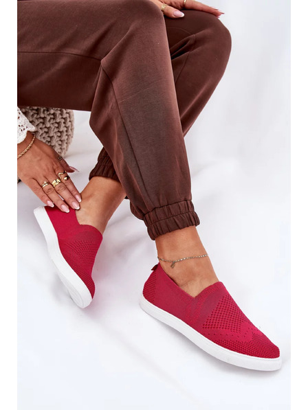 BIG STAR SHOES Дамски slip-on маратонки Big Star – фуксия