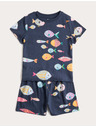 Marks & Spencer Пижама от чист памук (1–8 години) Marks & Spencer син