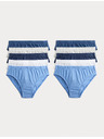 Marks & Spencer Бикини от чистo памук, опаковка 10 броя (2–14 години) Marks & Spencer синя