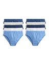 Marks & Spencer Бикини от чистo памук, опаковка 10 броя (2–14 години) Marks & Spencer синя