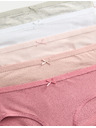 Marks & Spencer Памучни slip с еластан, 10 броя в опаковка (2–14 години) Marks & Spencer многоцветен