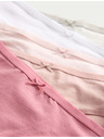 Marks & Spencer Памучни slip с еластан, 10 броя в опаковка (2–14 години) Marks & Spencer многоцветен