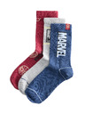Marks & Spencer Чорапи Spider-Man™ с висок процент памук, 3 двойки Marks & Spencer червен