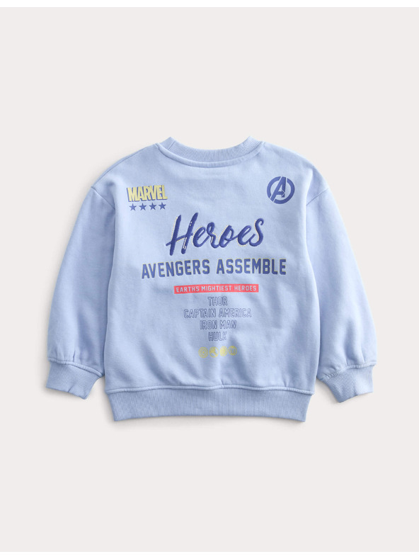 Marks & Spencer Комплект Marvel™ с висок процент памук (2–8 години) Marks & Spencer син