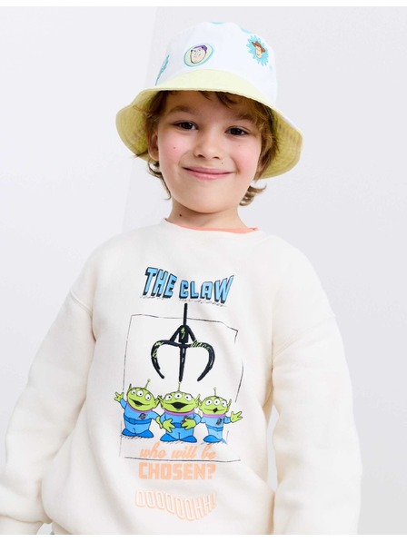 Marks & Spencer Суитшърт Toy Story™ с висок процент памук (2–8 години) Marks & Spencer кремава