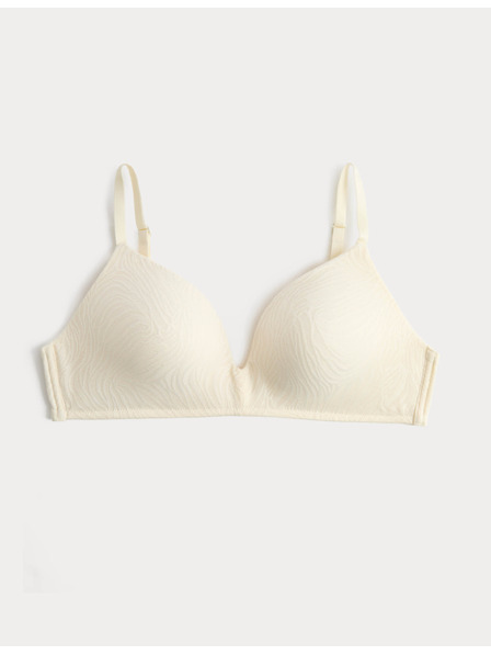 Marks & Spencer Дантелен сутиен Body с дълбокото деколте без костици, размер A-E Marks & Spencer кремав