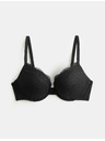 Marks & Spencer Дантелен push-up сутиен с дълбокото деколте Jasmine с костици, (размер A–E) Marks & Spencer черен