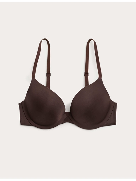 Marks & Spencer Невидим Body Invisibles™ сутиен с дълбокото деколте push-up с костици, (A–E) Marks & Spencer кафяв