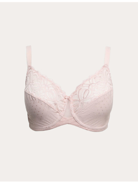 Marks & Spencer Бюстхалтер Amelia със стесняващ ефект, кости и дантела, размер (C–H) Marks & Spencer розов