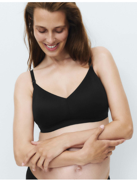 Marks & Spencer Бременна невидима Body Invisibles™ кормещ бюстхалтер без кости (A–H) Marks & Spencer черен