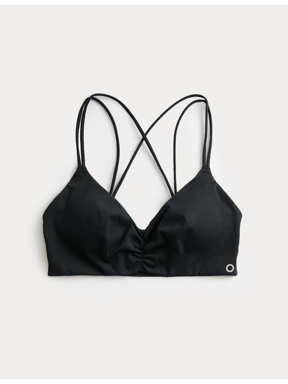 Marks & Spencer Съкратена спортна триъгълна бюстхалтер без кости Marks & Spencer черен