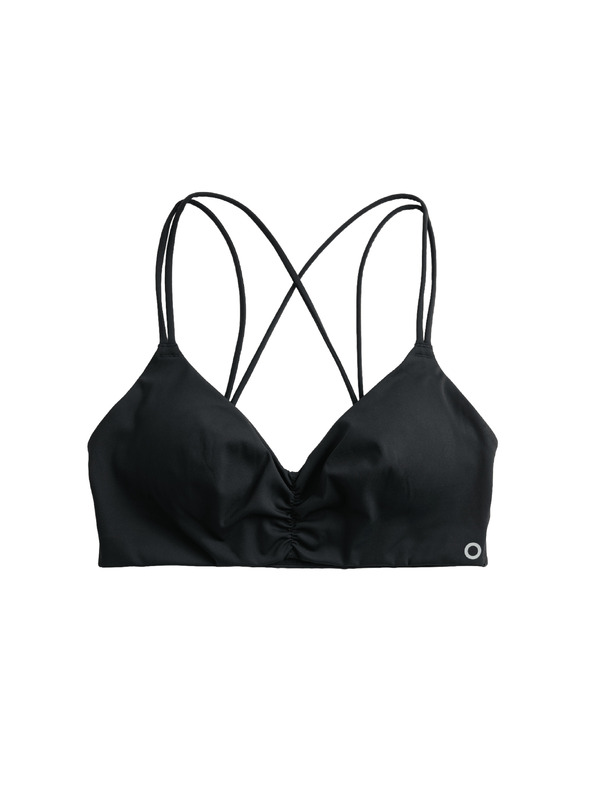 Marks & Spencer Съкратена спортна триъгълна бюстхалтер без кости Marks & Spencer черен