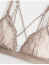 Marks & Spencer Бродиран деколтен мини бюстхалтер Florence без кости (A–E) Marks & Spencer кафяв