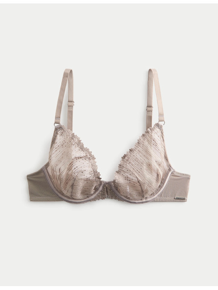 Marks & Spencer Бродиран деколтен бюстхалтер Florence с кости (A–E) Marks & Spencer кафяв