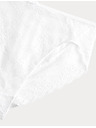 Marks & Spencer Дантелени бикини Ida с висок ред Marks & Spencer бял